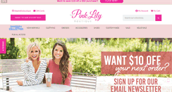 Desktop Screenshot of pinklily.com